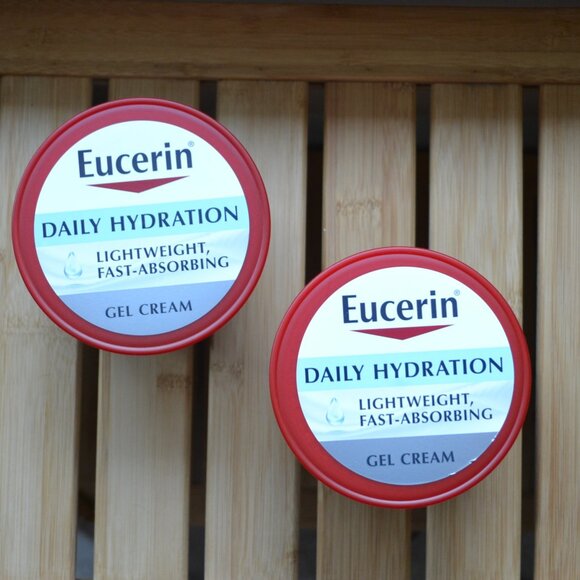 NEW Set of 2 EUCERIN Daily Hydration Moisturizing Lightweight Gel Cream FULL SZ - Picture 2 of 2